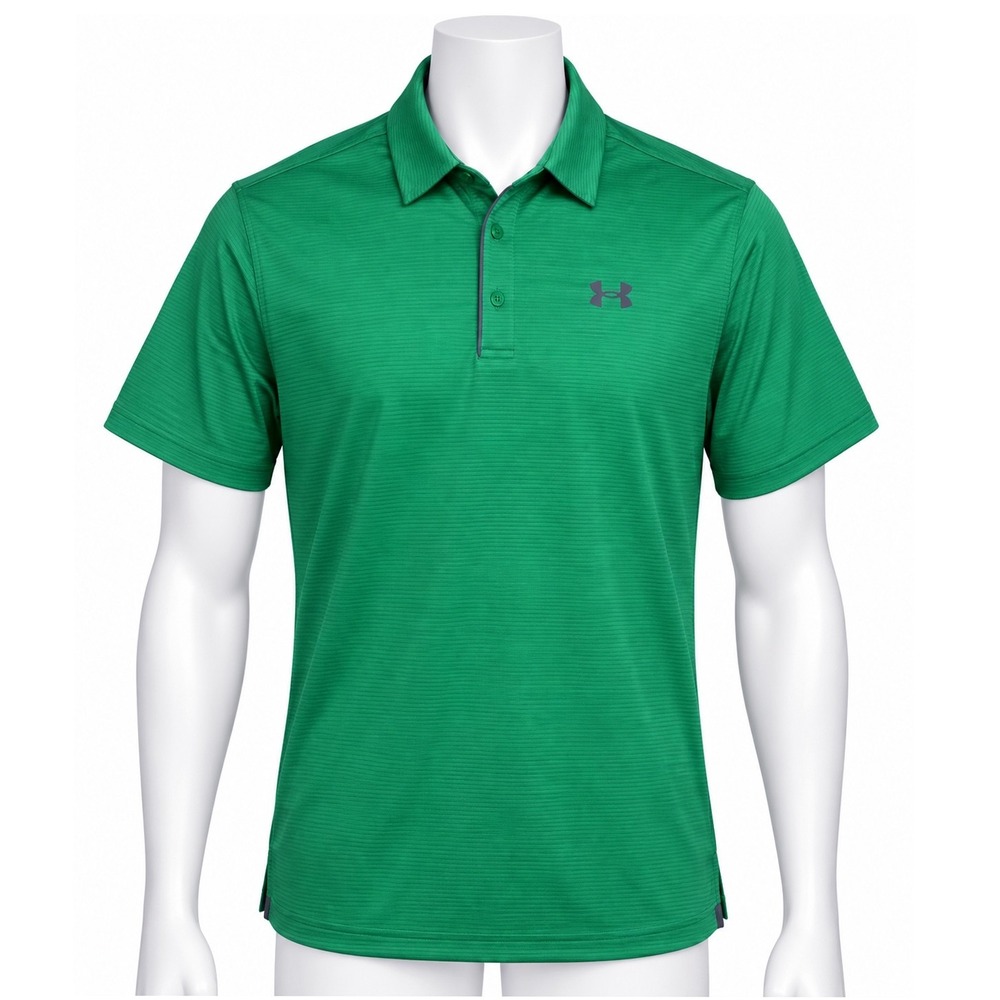 Under Armour Tech Polo Shirt - NWT Mens Size 2XL Multi Kelly Green - #49925-N1